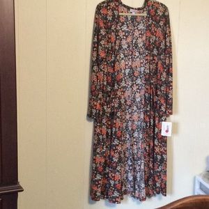 Lularoe Sarah long cardigan, NWT,  18-20